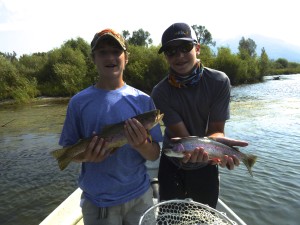Grayling, rainbow, cutthroat, and browns, the photo album for the Yellowstone Adventure has them all. 